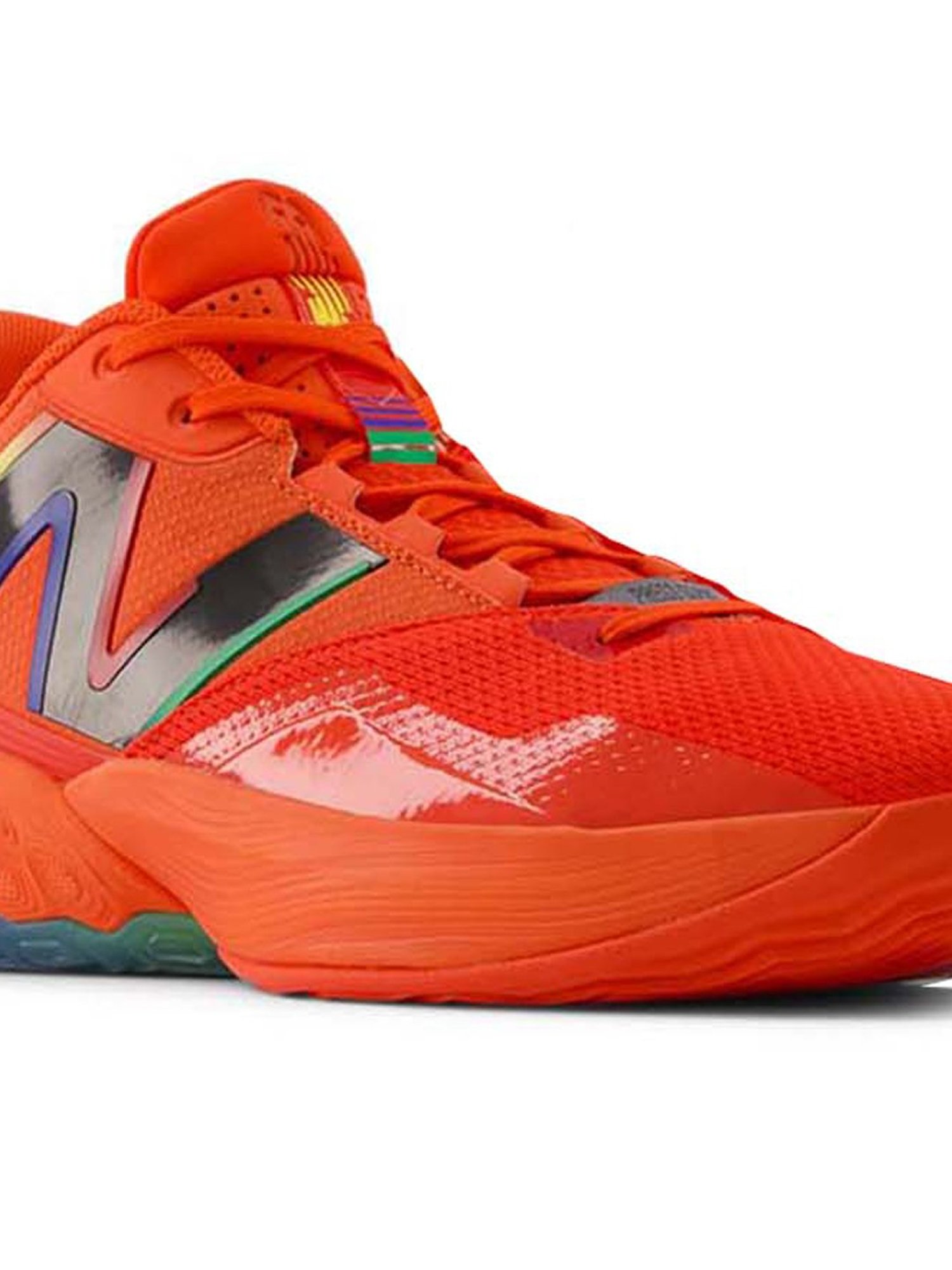 New Balance Men's Fuelcell Orange Basketball Shoes