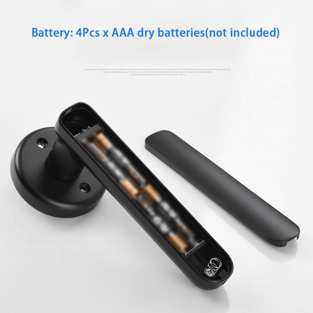 Smart Biometric Fingerprint Door Lock Semiconductor With 2pcs Keys Home Office