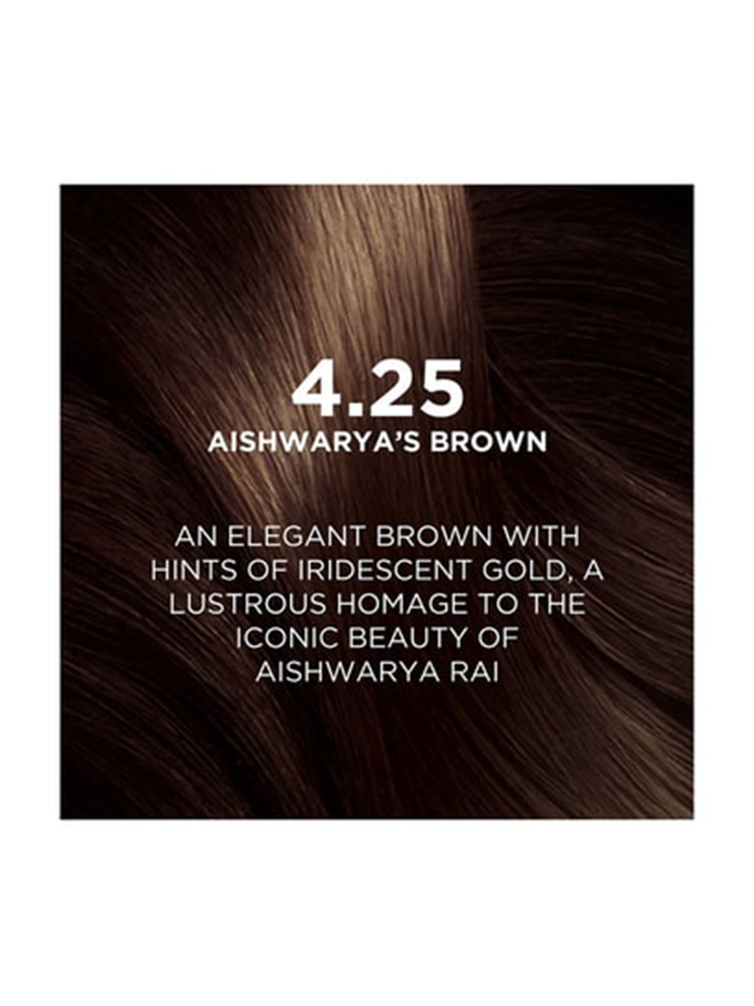L'Oreal Paris Excellence Creme Triple Care Hair Color 4.25 Aishwarya's Brown - 72 ml + 100 gm