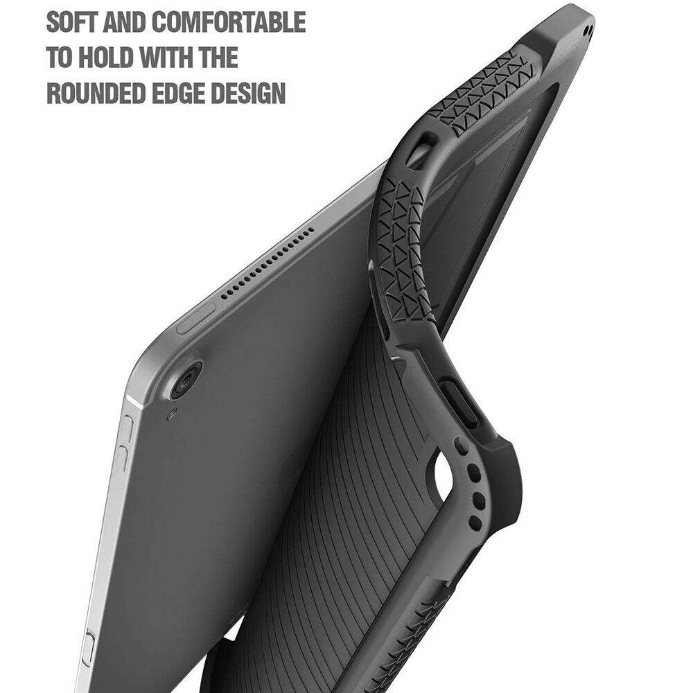 Case For Apple iPad Pro 12.9 Tablet Flexible Shockproof Silicone Cover Black