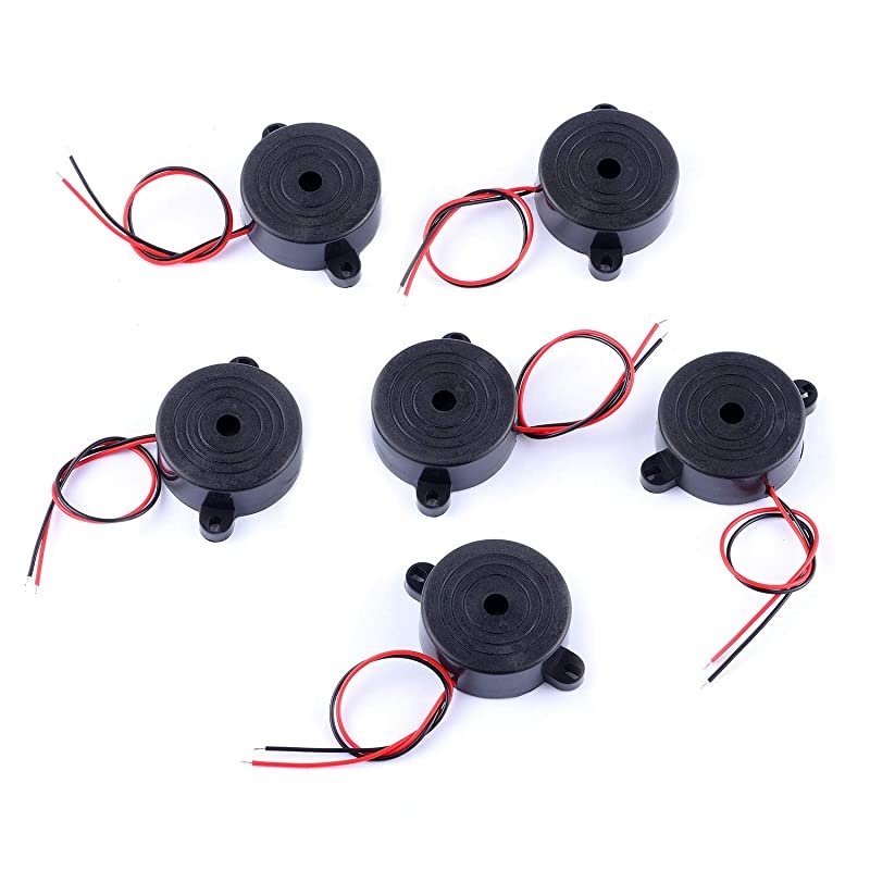 6Pcs 100dB Electronic Buzzer Alarm Sounder Continuous Sound Beep Pack of 6 CYT1117