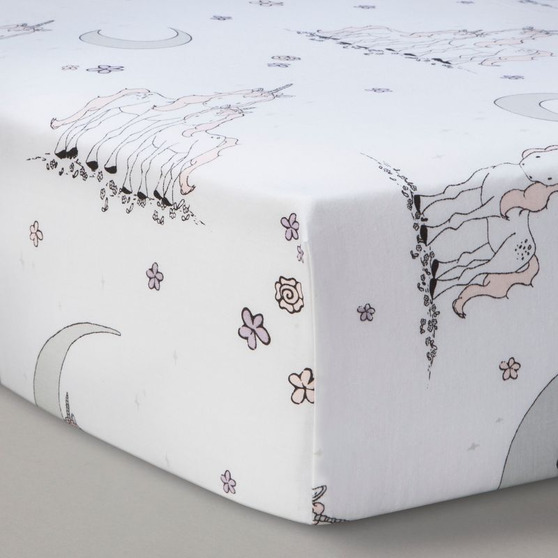 Trend Lab 3pc Crib Bedding Set Unicorn Dreams - Purple