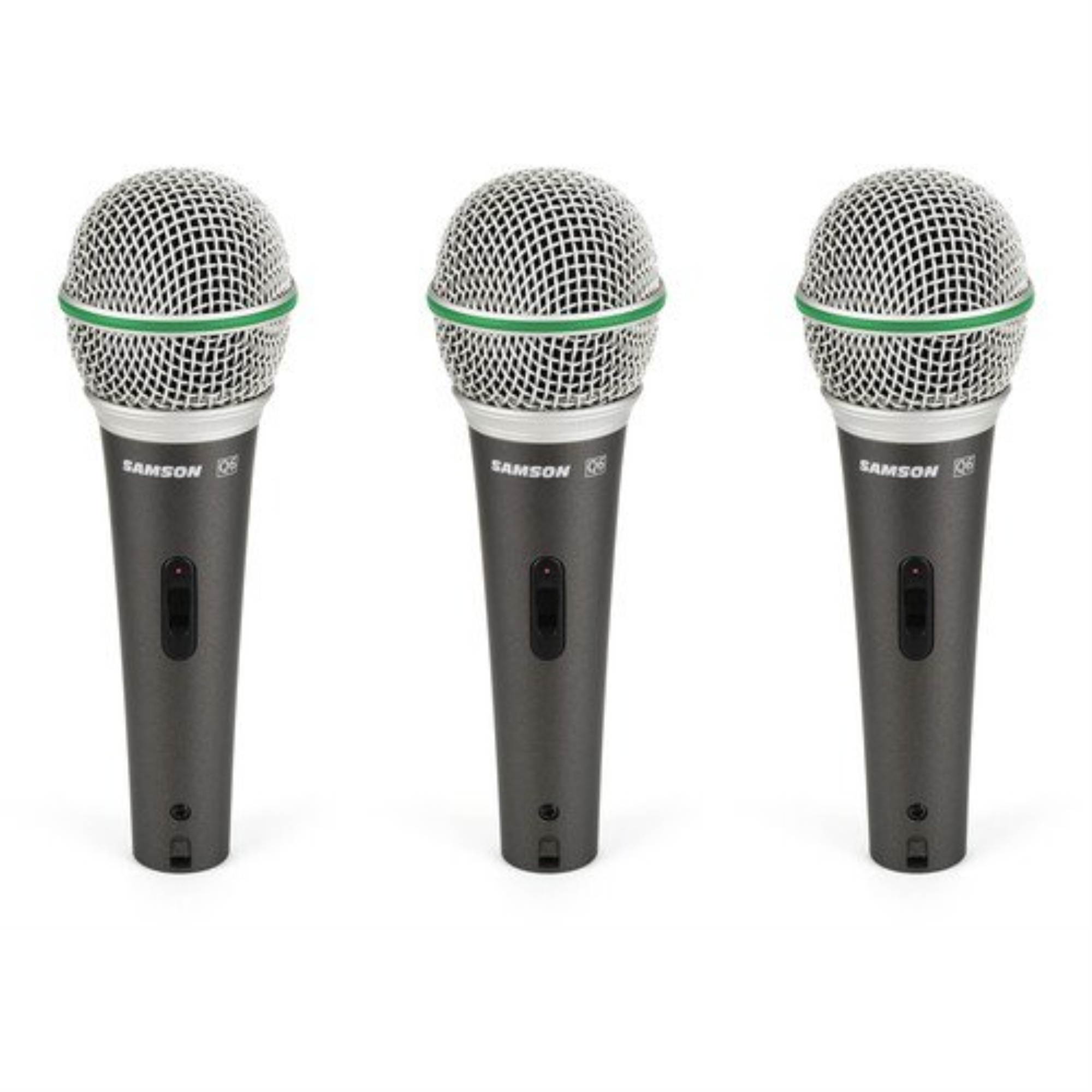 Samson Q6 Microphone 3-Piece Set
