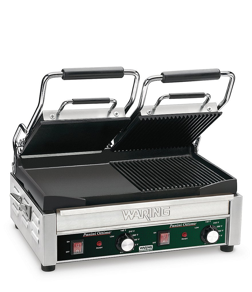 Waring Commercial Panini Ottimo&reg; Double Italian-Style Panini/Flat Grill