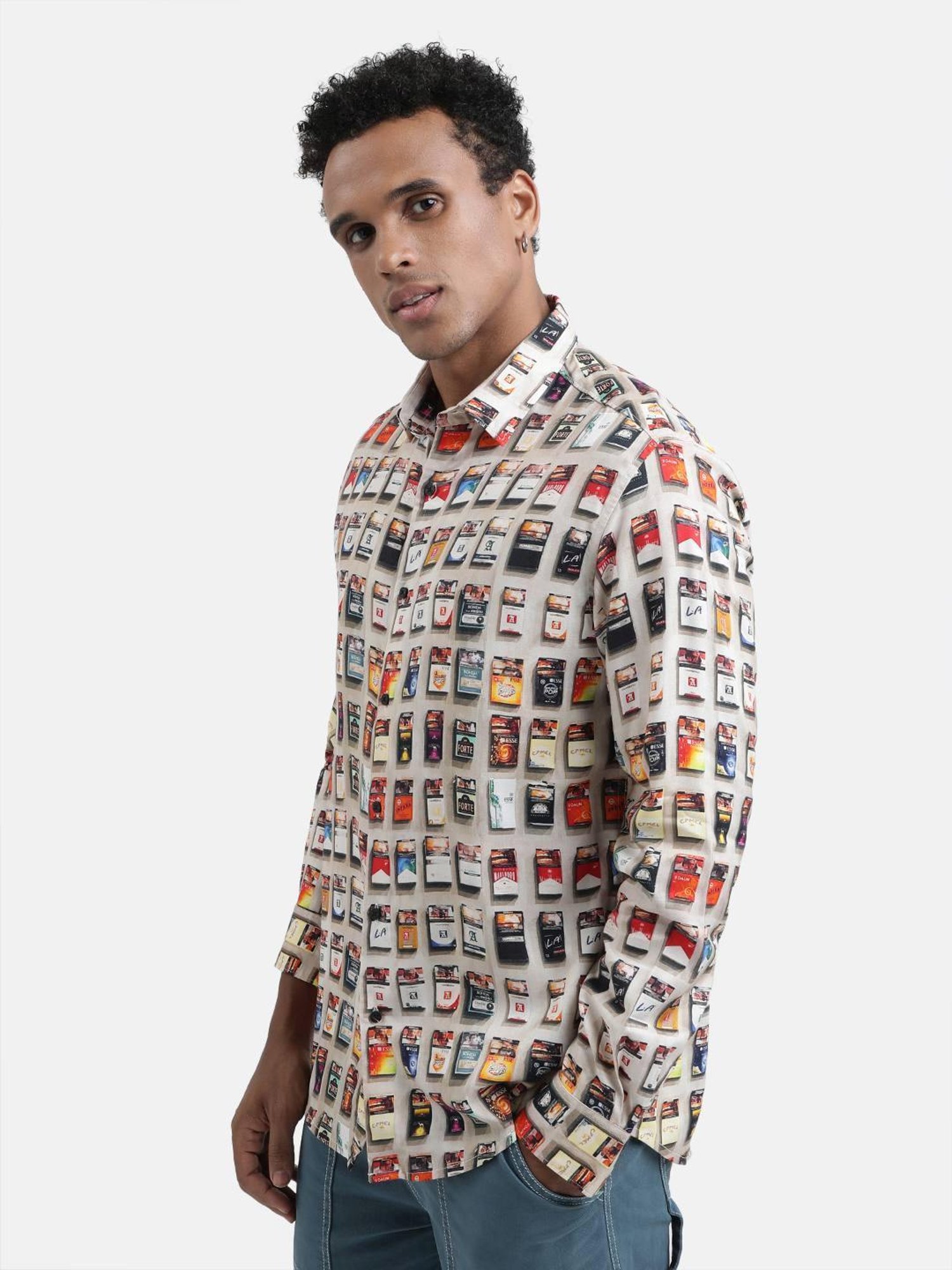 Bene Kleed Multicolored Regular Fit Printed Shirt