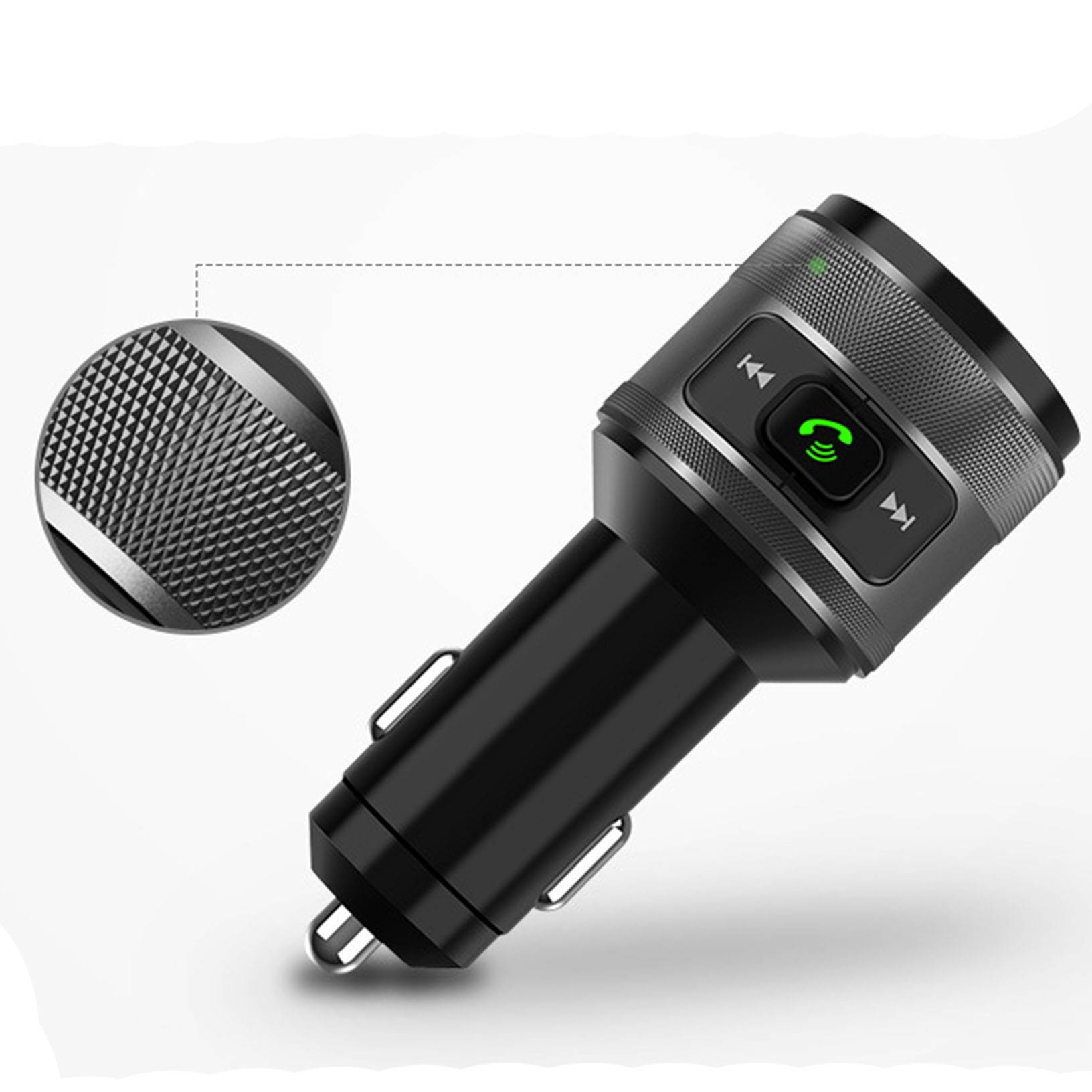 Bluetooth FM Transmitter for Car QC3.0 Wireless Bluetooth Adapter kit New