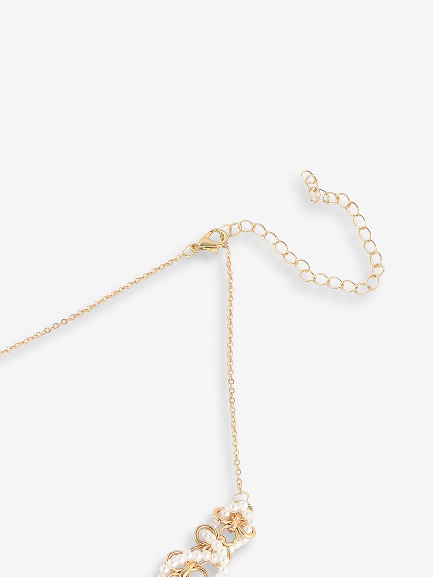 SOHI Gold Plated Pearls Casual Necklace For Women