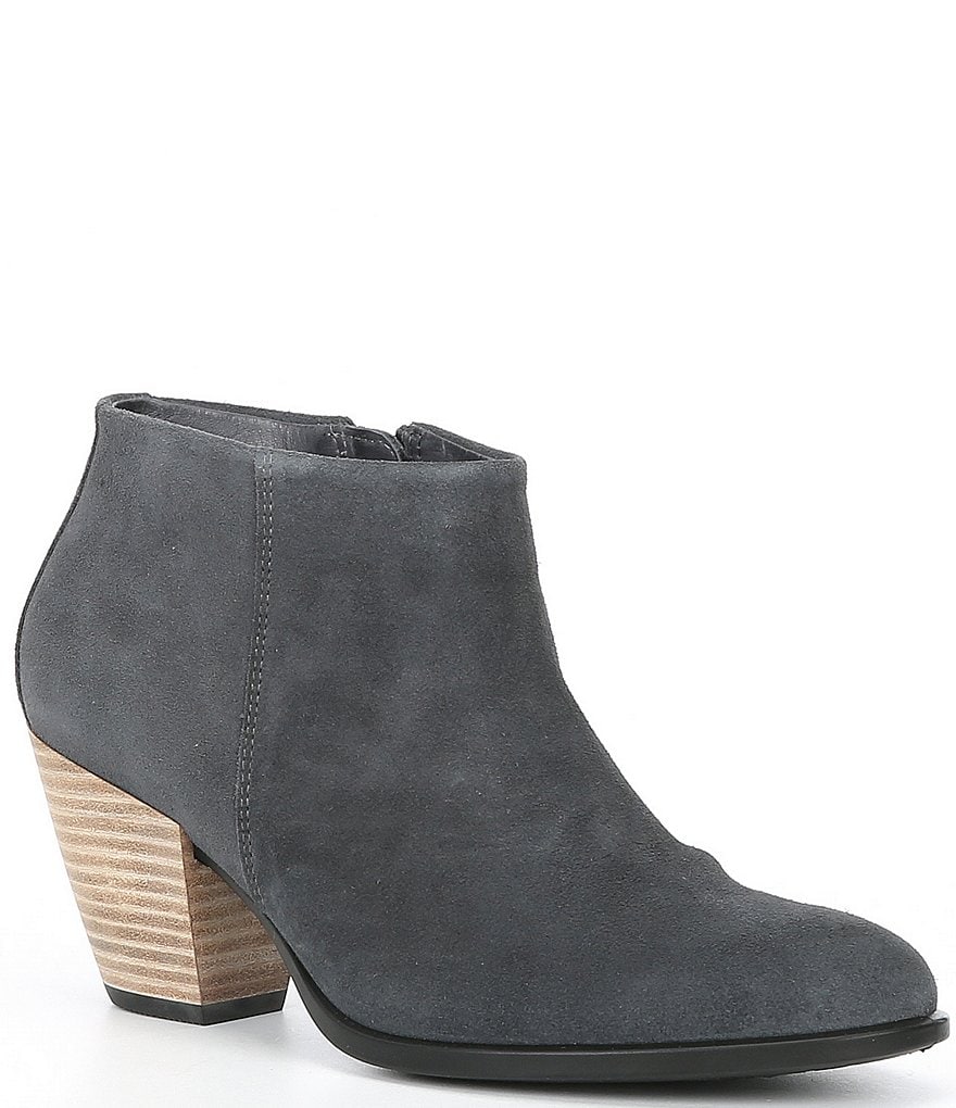 ECCO Shape 55 Western Water Repellent Suede Ankle Boots