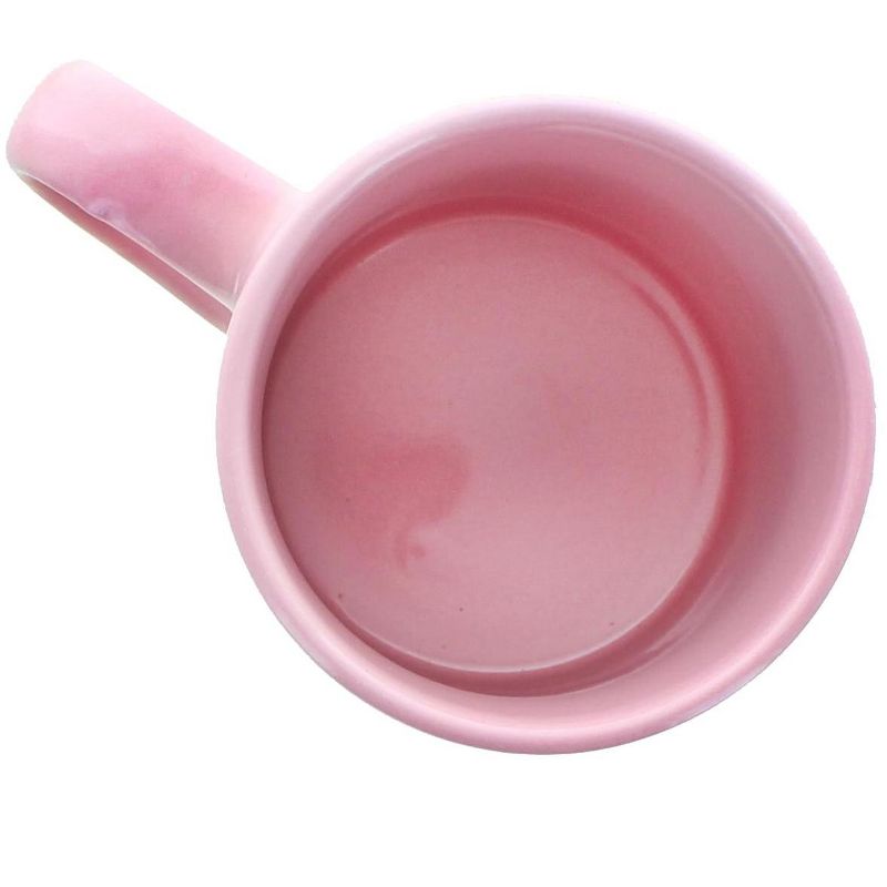 Silver Buffalo Hello Kitty Glitter Strawberry 14oz Ceramic Mug