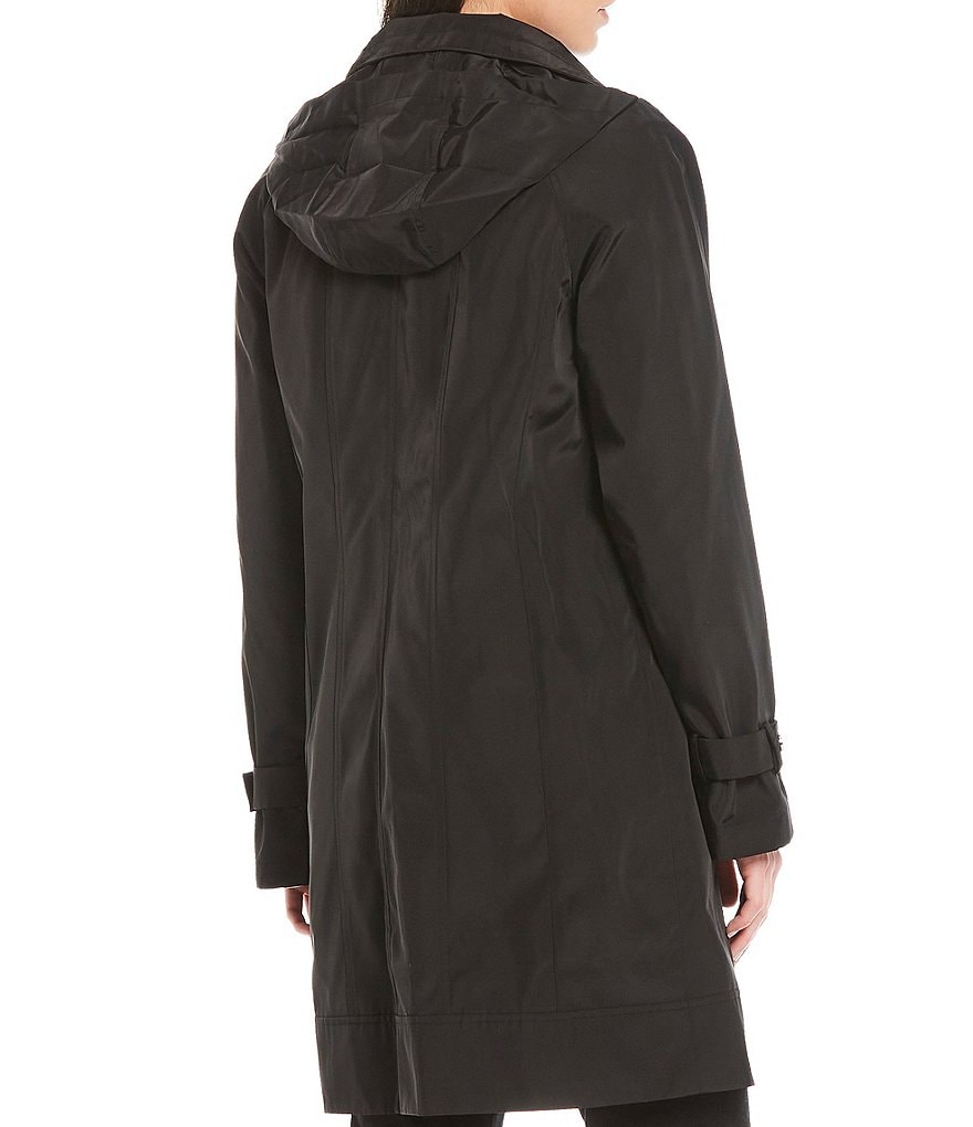 Joules Golightly Gold Bee Print Waterproof Packaway Hooded Rain Jacket