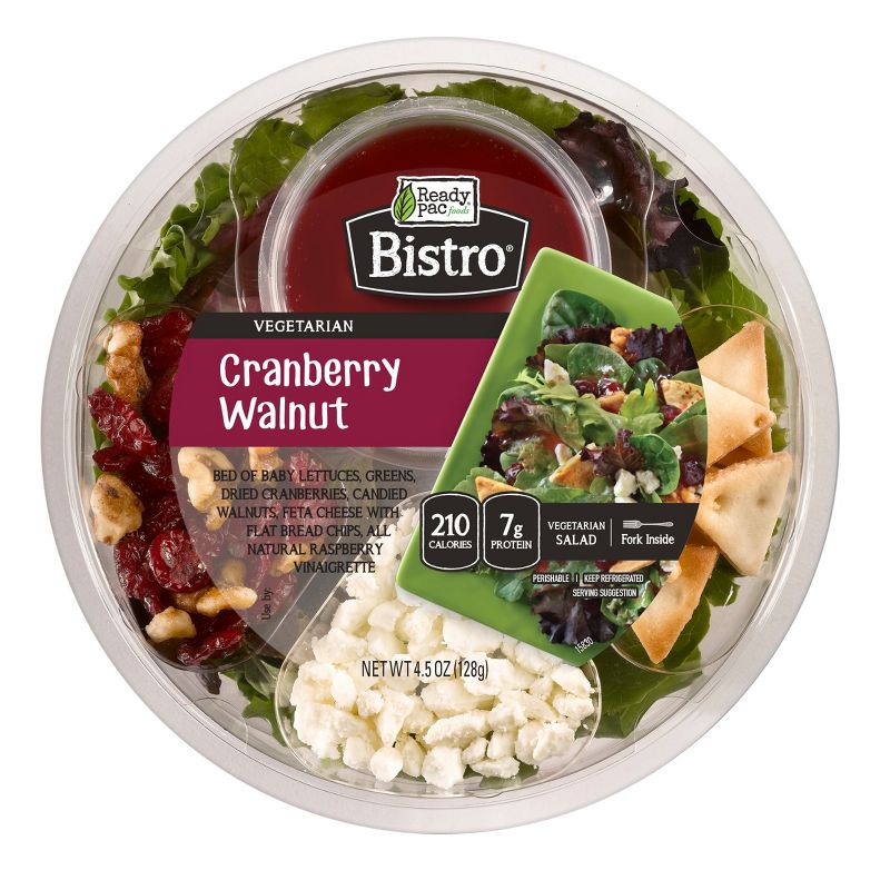 Ready Pac Bistro Cranberry Walnut Salad Bowl - 4.5oz