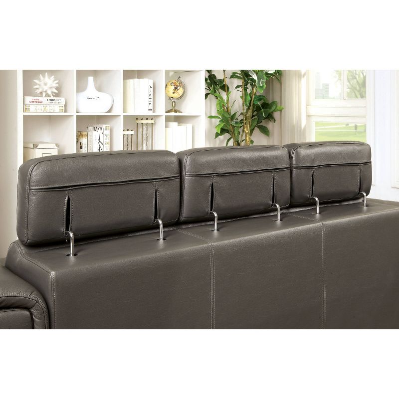 Banbury Pull-out Sleeper Sofa Gray - miBasics