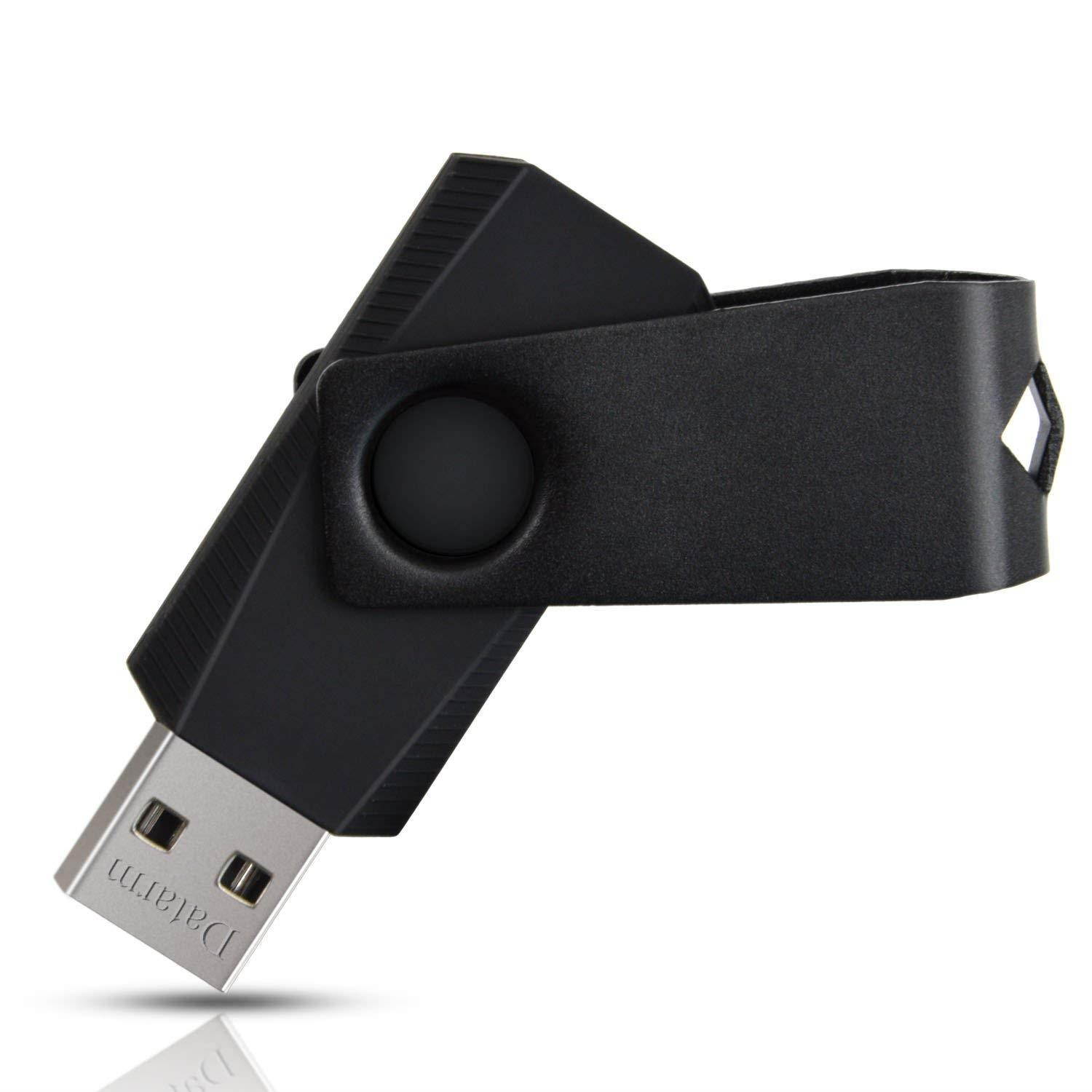 10 Pack 512MB USB 2.0 Flash Drives - Small Capacity Thumb Drive - Datarm Black Bulk Data Sticks for Promotion Giveaways