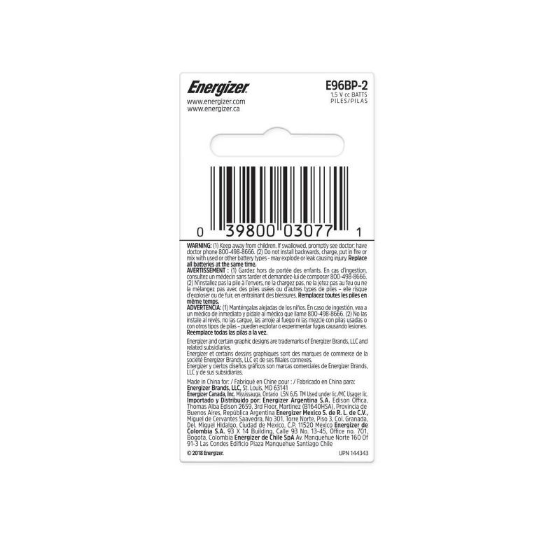 Energizer 2pk AAAA Batteries