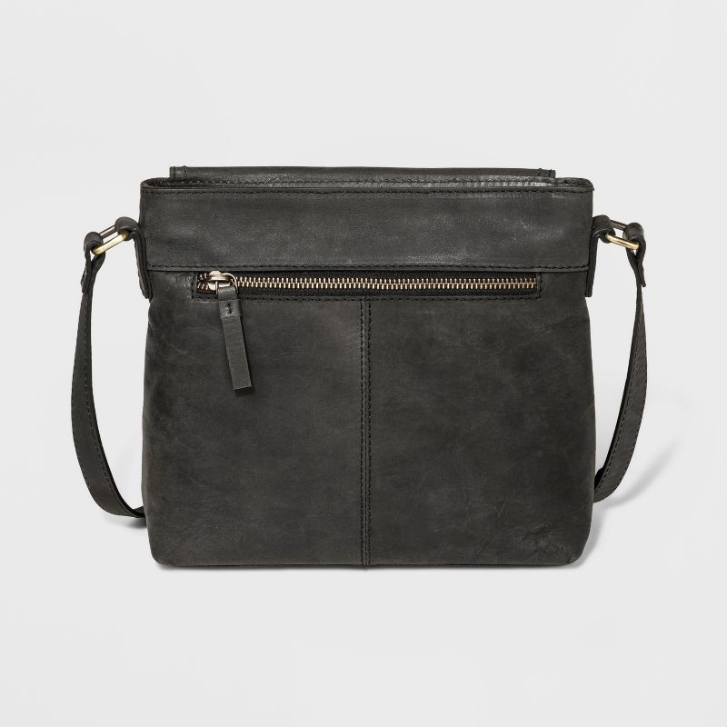 Bolo Callahan Zip Closure Crossbody Bag - Black