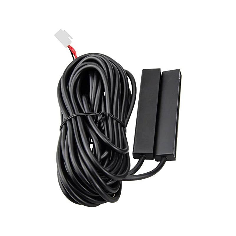 EC204 2 Way car Alarm System with PKE Passive keyless Entry, Rechargeable LCD Pager Display & Remote Trunk Release, Shock Warning DC12V