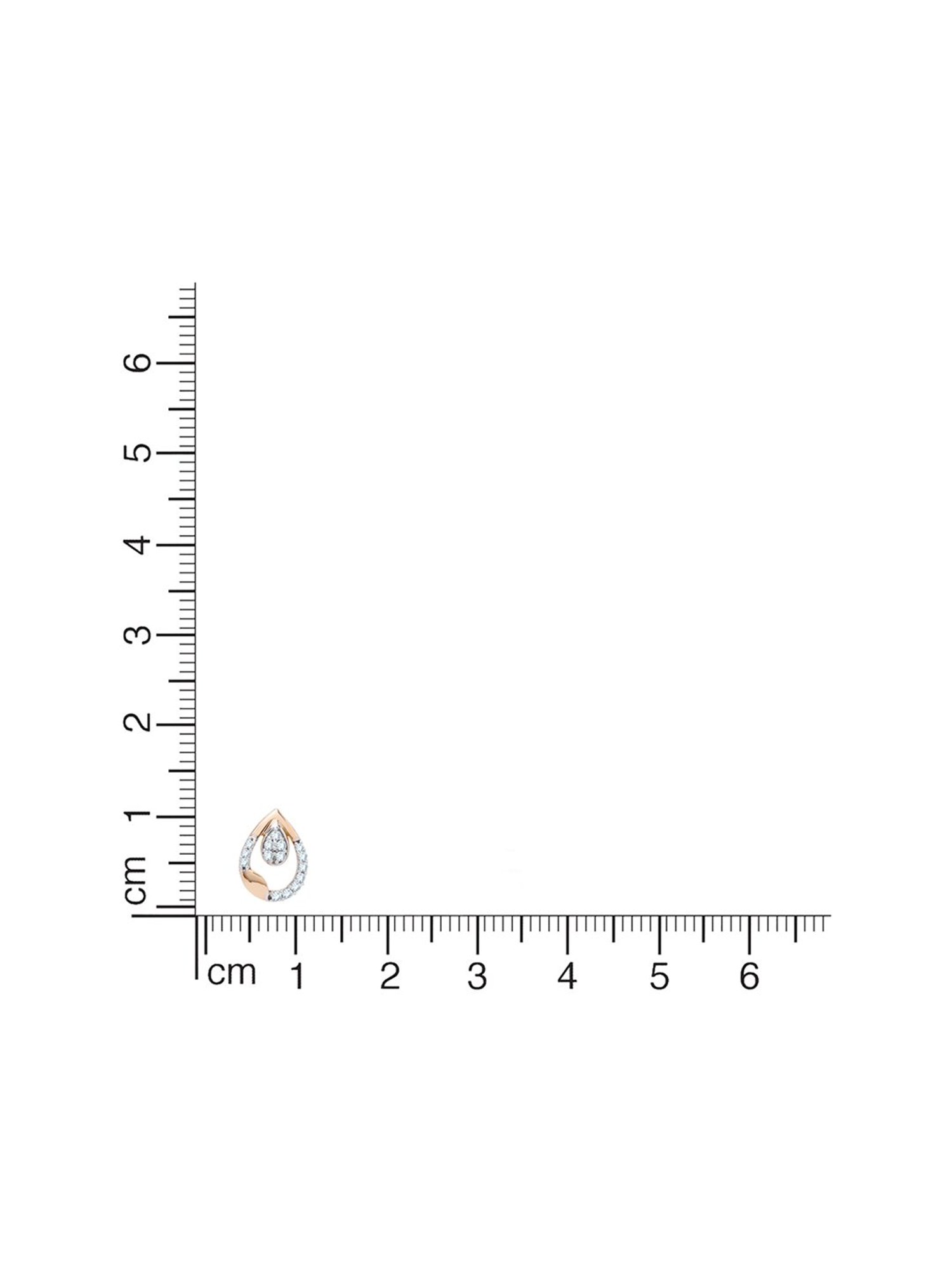 Waman Hari Pethe Jewellers 18k Rose Gold & Diamond Earrings for Women