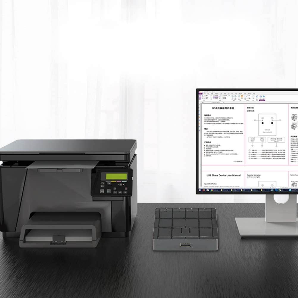 SOONHUA USB Splitter 4-in 1-Out Switcher Computer Accessory for Windows 98 / ME / 2000 / XP/Windows 7