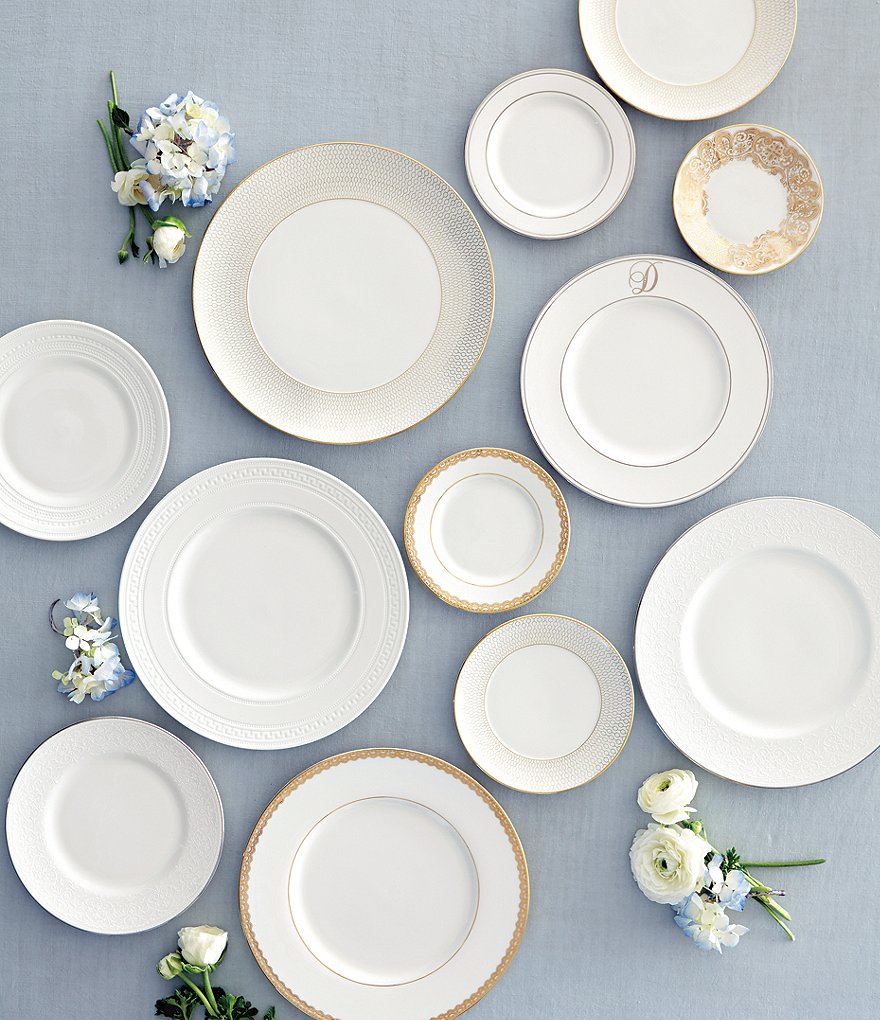 Wedgwood Arris Geometric Bone China Dinner Plate