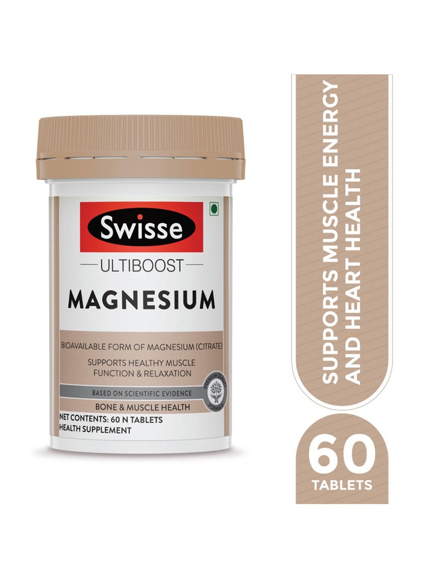 Swisse Ultiboost Magnesium Supplement for Immunity - 60 Tablets
