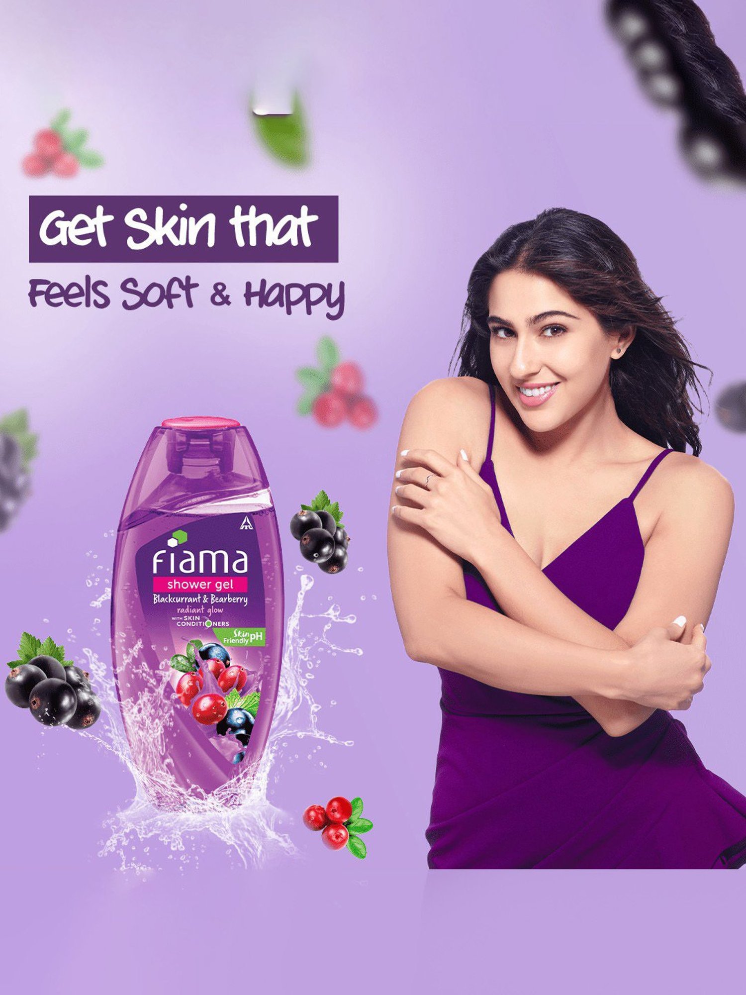 Fiama Blackcurrant & Bearberry Shower Gel - 250 ml