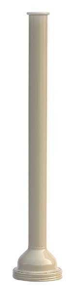 EAGLE J1200BEIGE Metal Tube,26"H x 6"W,Tan
