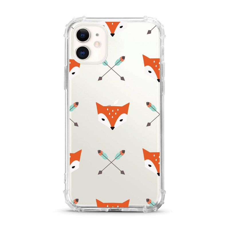 OTM Essentials Apple iPhone 11/XR Tough Edge Clear Phone Case - Mr. Fox