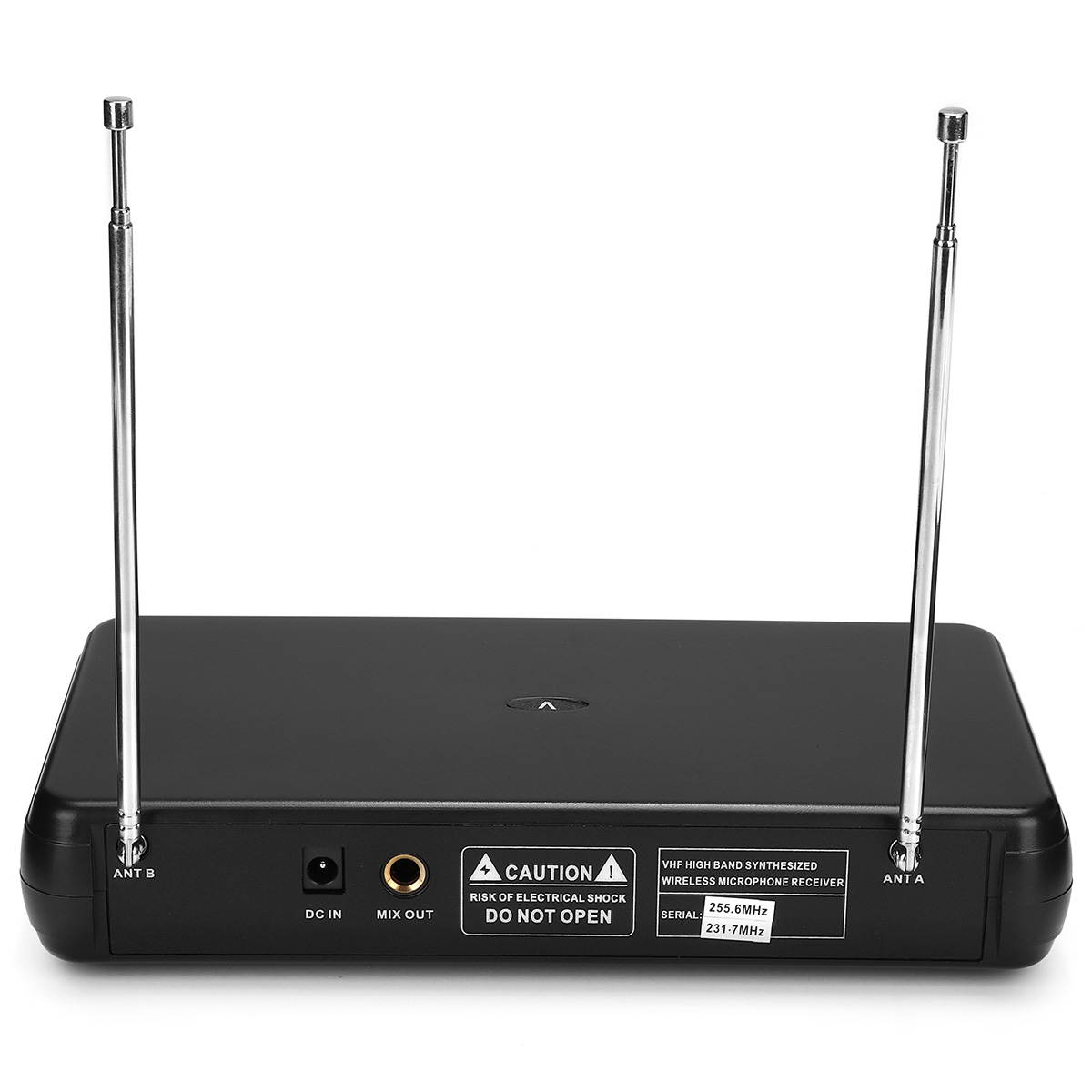 J.I.Y V-2 Dual Wireless Handheld VHF Microphone System LCD Display Mic Karaoke KTV Microphones Upgrade