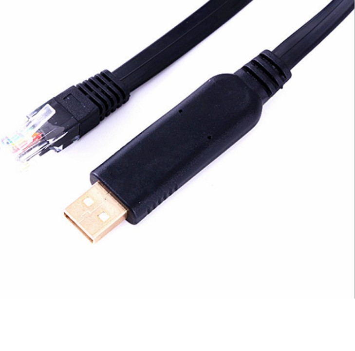 KINGZONE Console Cable USB To RJ45 Debugging Cable H3C Cisco Control Configuration Switch Routing Cable 1.5m