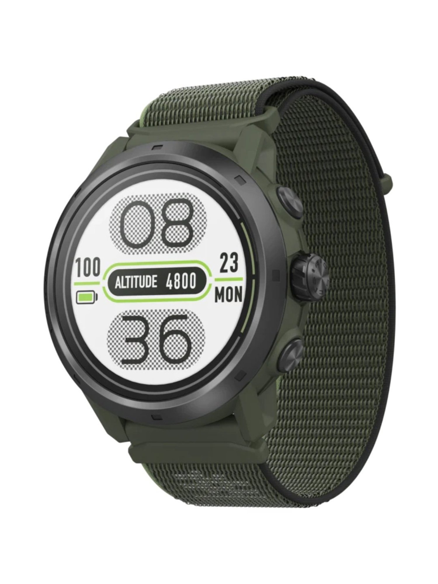 Coros APEX 2 Pro GPS Outdoor Smartwatch with Nylon Band (Green)