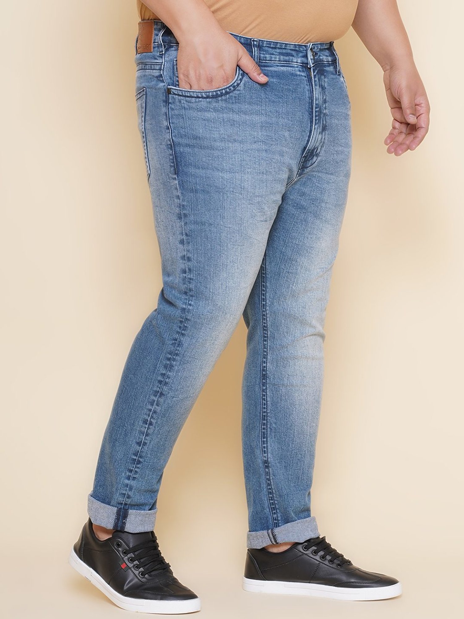 John Pride Blue Regular Fit Jeans