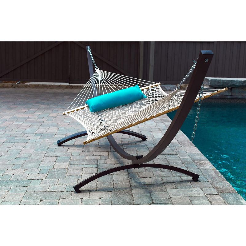 Vivere Double Cotton Rope Hammock in Natural