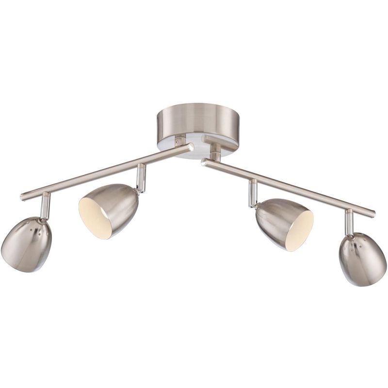 Pro Track Alexa 4-Light Satin Nickel LED Track Fixture