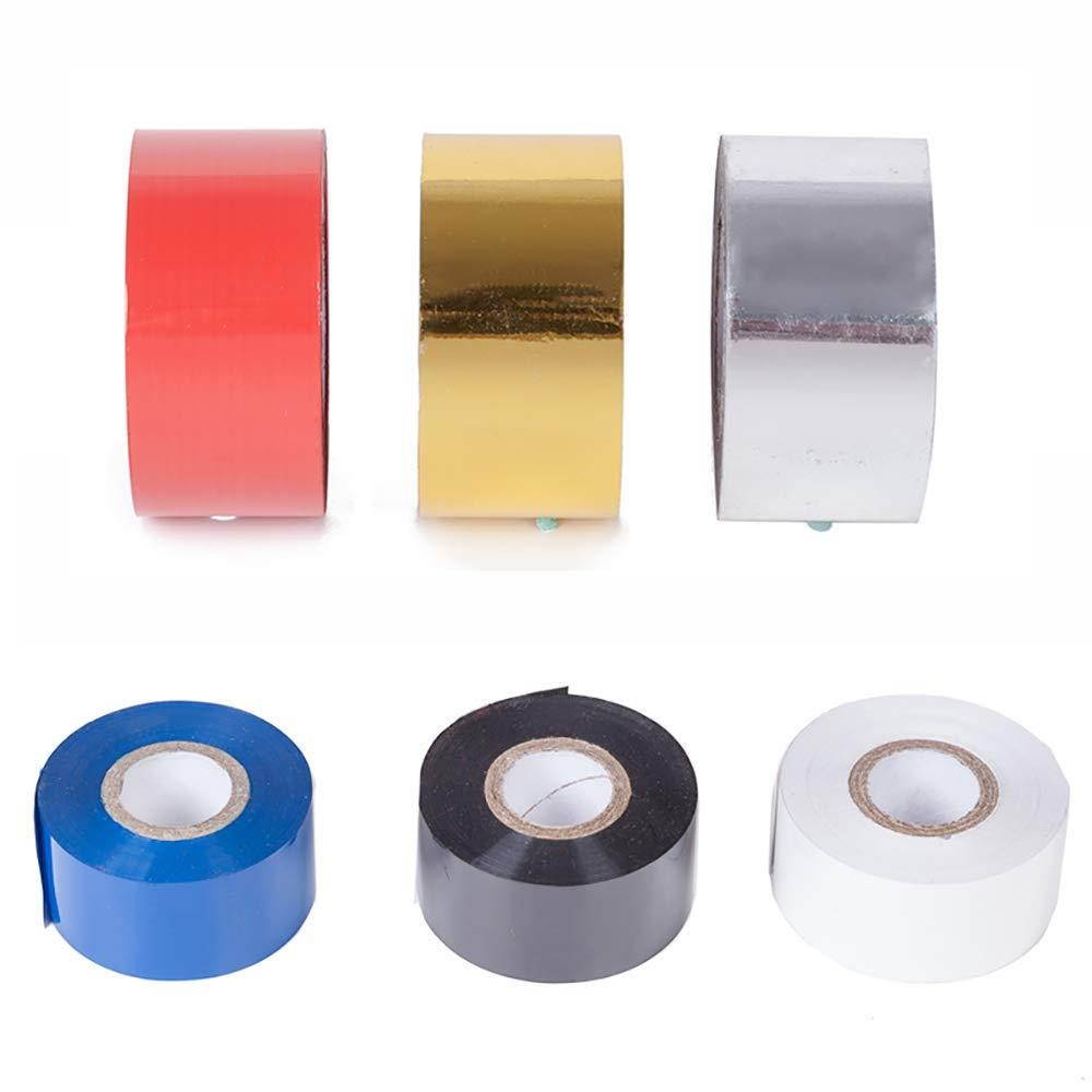 BAOSHISHAN 5 Pack Coder Printer Ribbon for HP-241/ DY-8 Date Coder Hot Stamping Machine 30mm&times;100m (Blue)