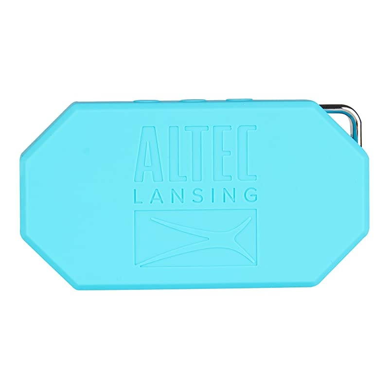 Mini H2O Wireless Bluetooth Waterproof Speaker Floating IP67 Portable Speaker Strong Bass Rich Stereo System Microphone 30 ft Range Lightweight 6Hour Battery Aqua