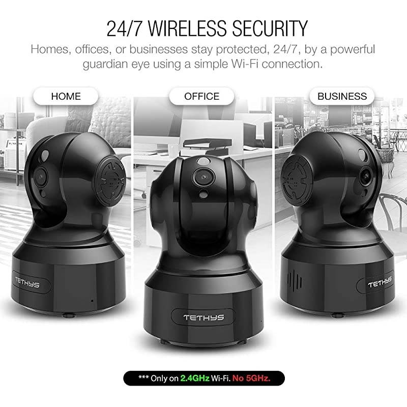 Wireless Security Camera 1080P Indoor Work with Alexa PanTilt WiFi Smart IP Camera Dome Surveillance System wNight VisionMotion Detection2Way AudioCloud for HomeBusiness Baby Monitor