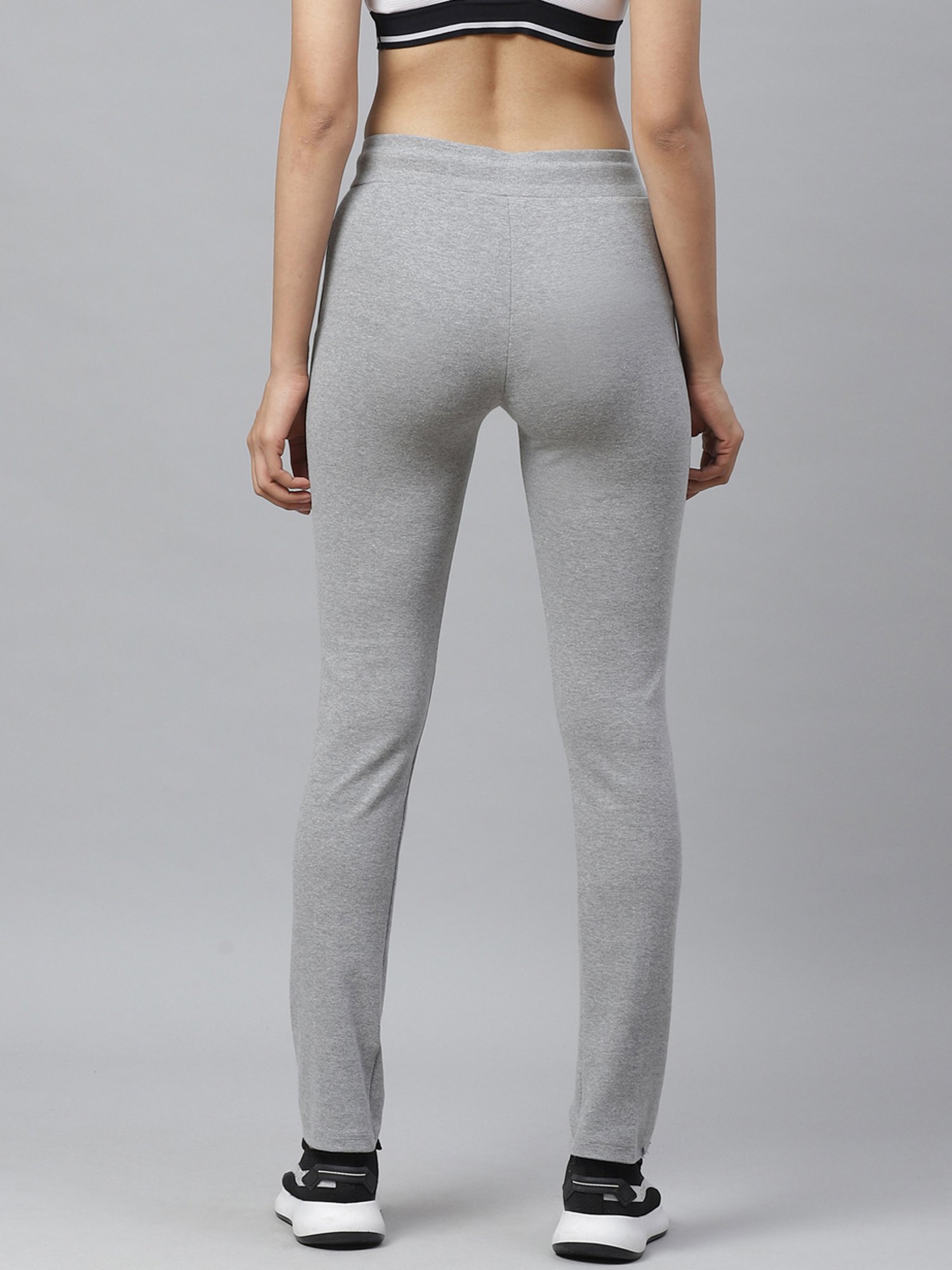 Cayman Grey Mid Rise Track Pants