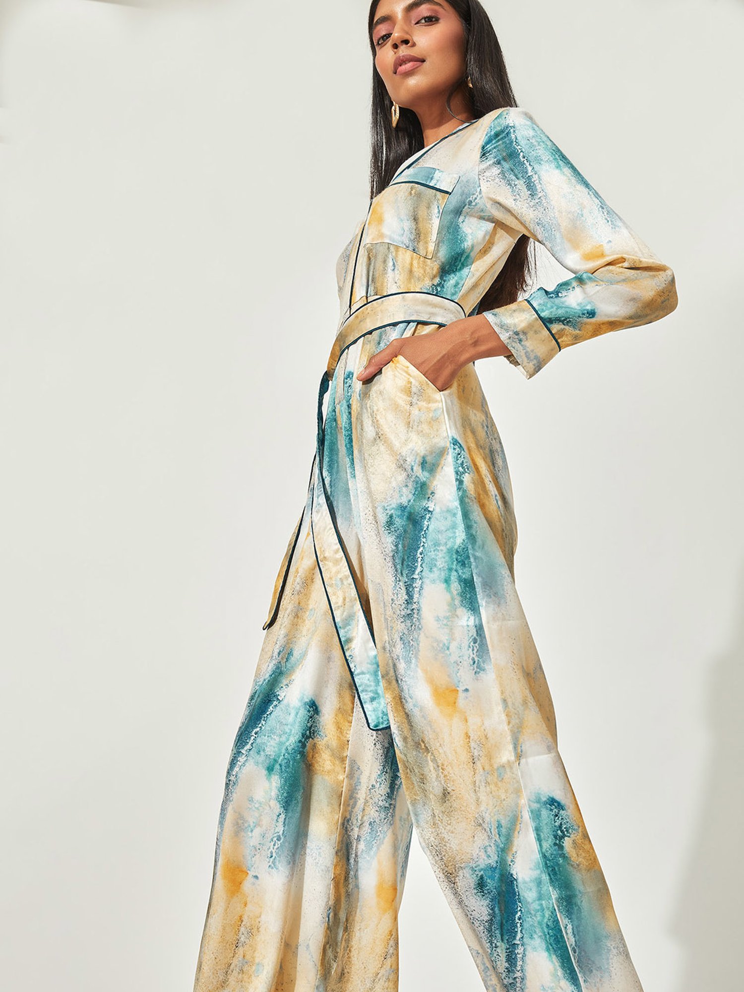 The Label Life Multicolor Printed Jumpsuit