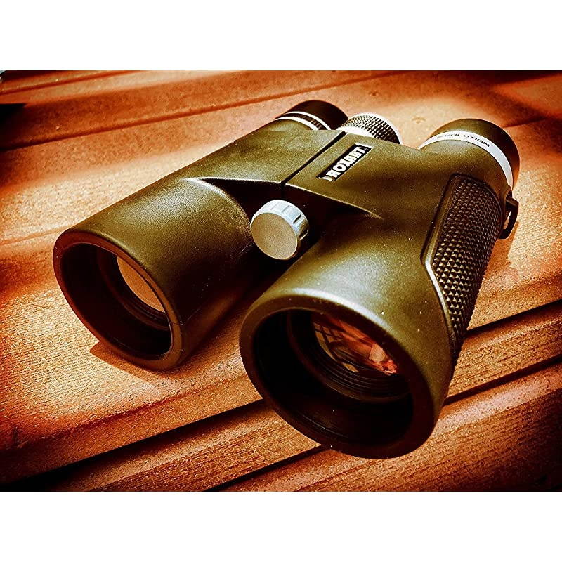 Authentic Evolution Professional High Definition Long Range Binoculars for Adults | 10x42 Shockproof Dust Proof Weatherproof Rubber Armor Sturdy Metal Alloy Frame + Case amp Accessories