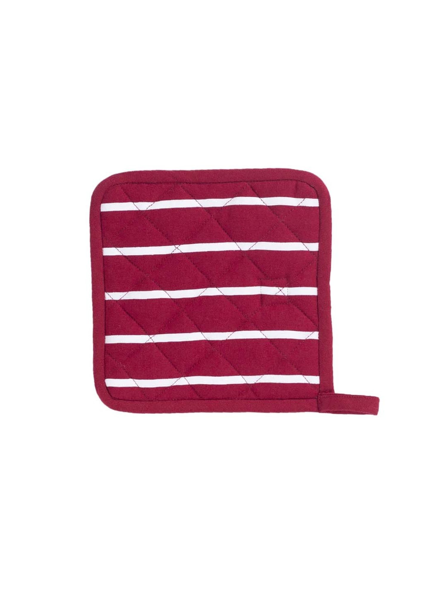 Maspar Red 100% Cotton 225 GSM Pot Holder - Set of 2