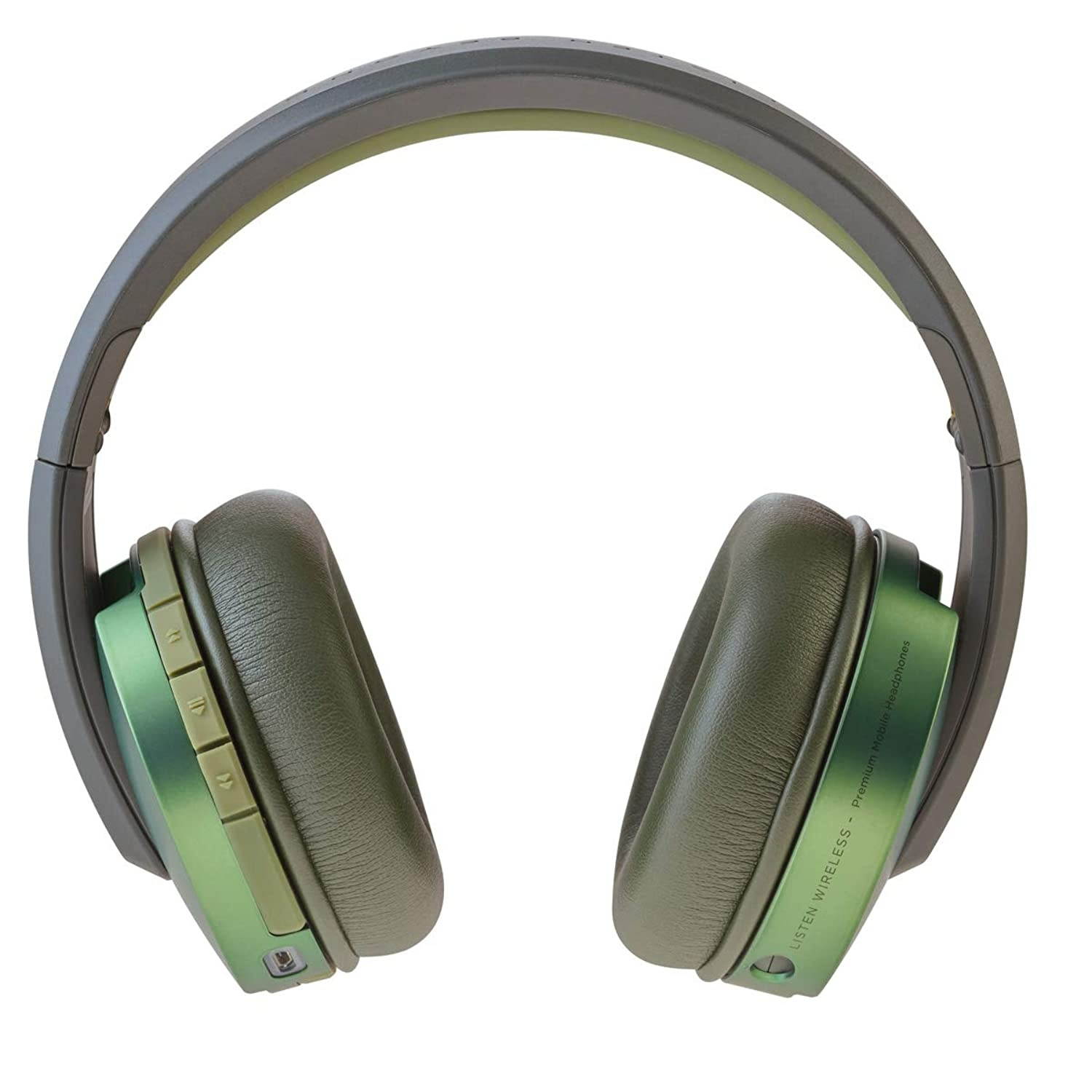 Focal Listen Wireless Over-Ear Headphones with Microphone (Green)