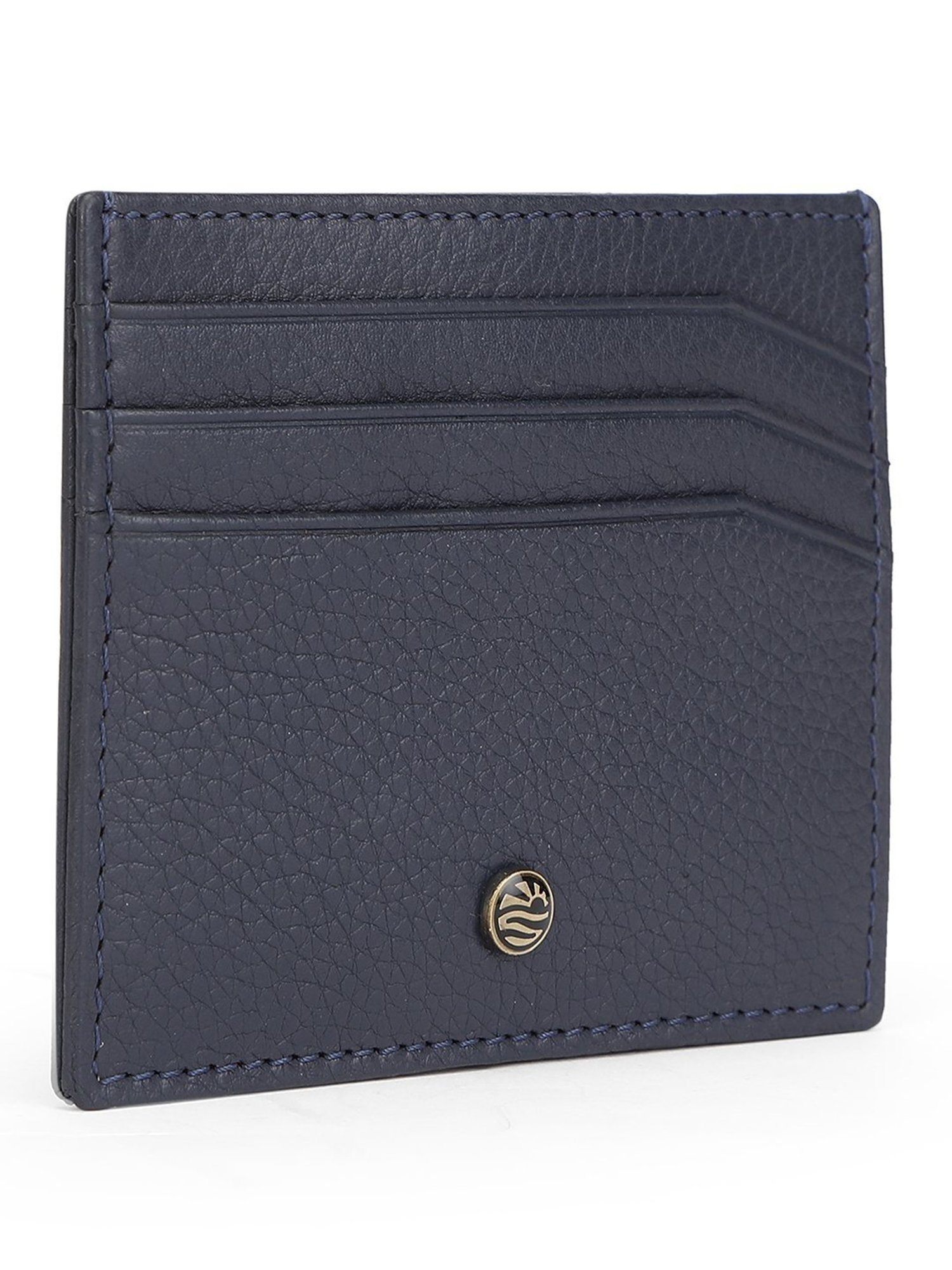 PERQUISITE CENTURION Navy Solid Card Holder