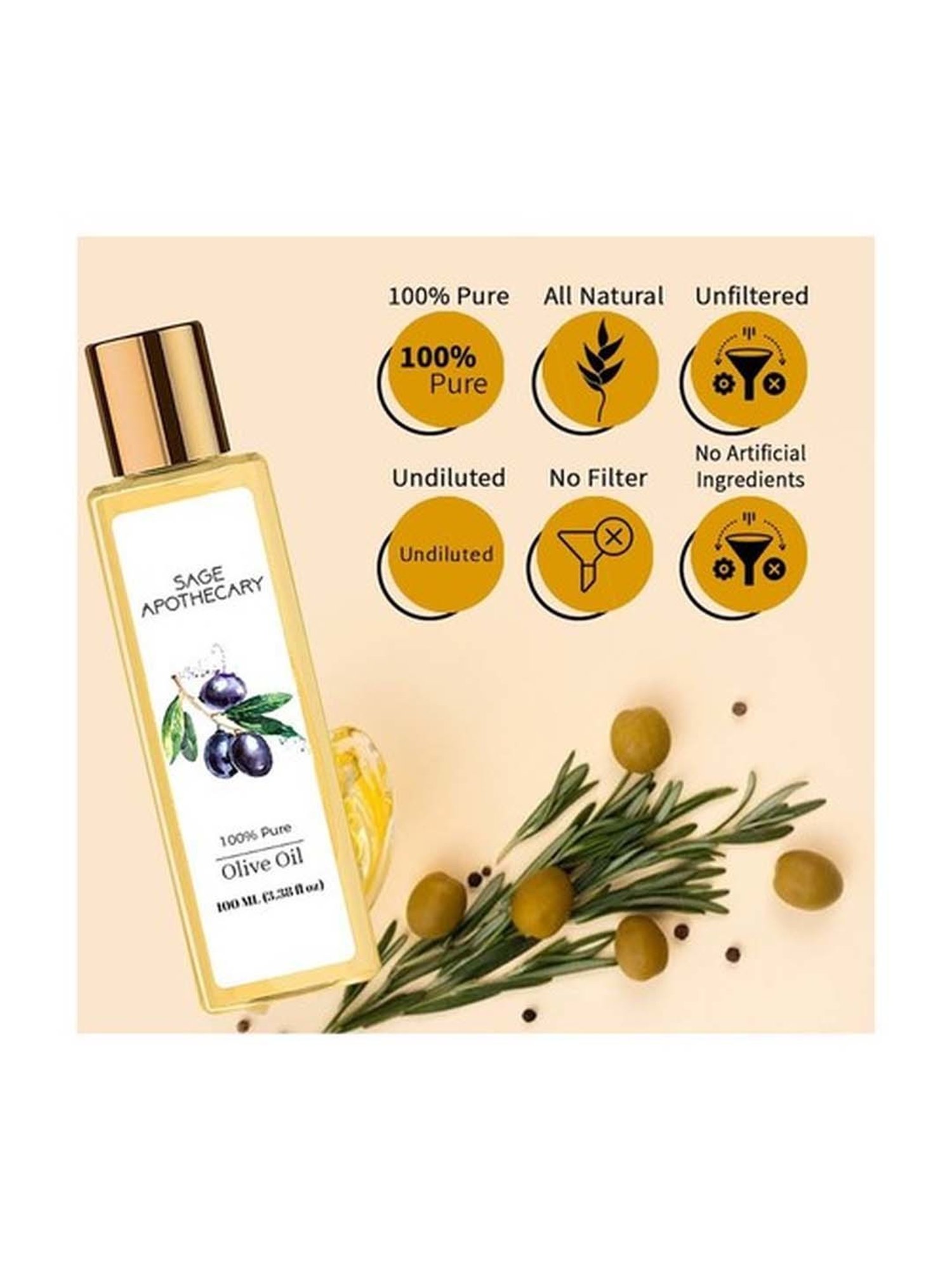 Sage Apothecary Olive Oil - 100 ml