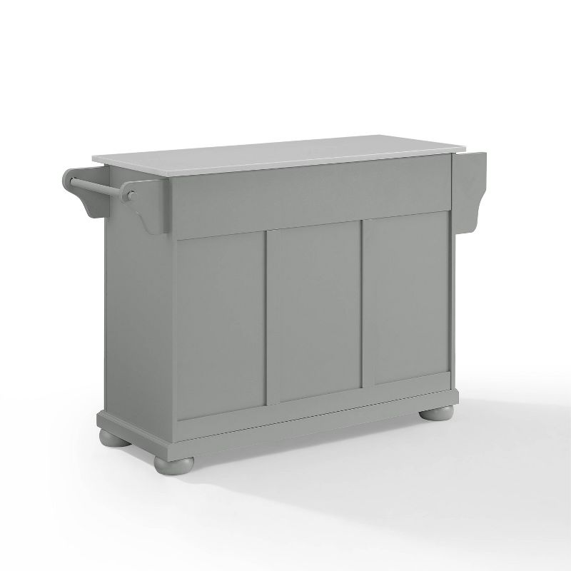 Alexandria Granite Top Kitchen Island/Cart Gray - Crosley