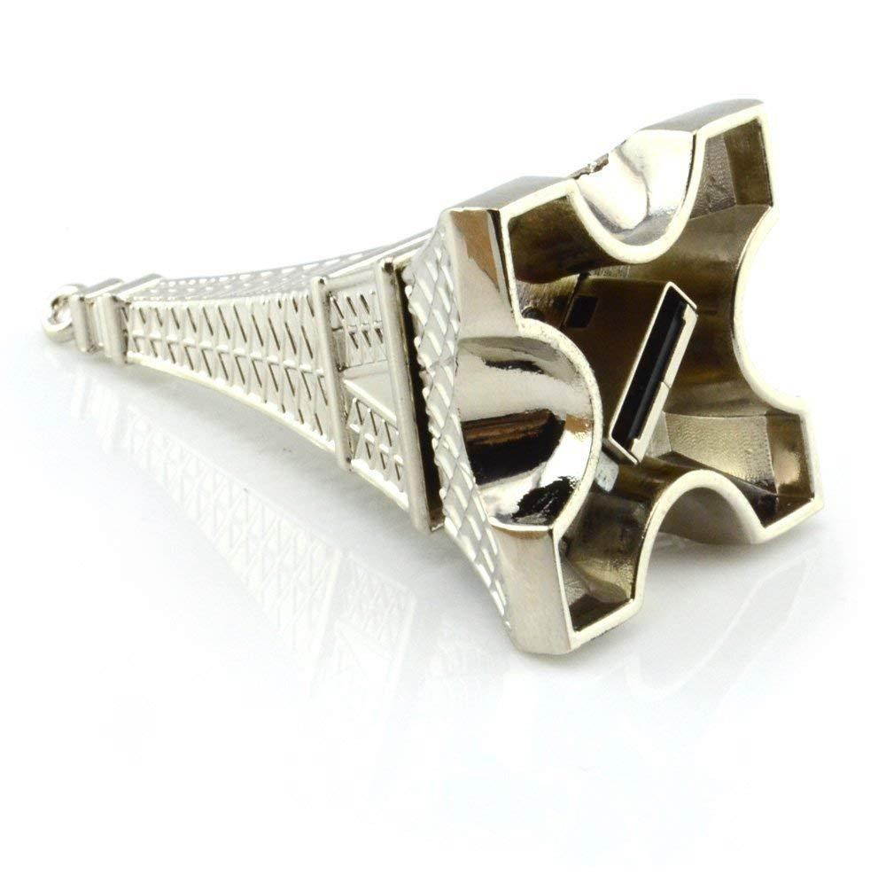 WooTeck 64GB Metal Eiffel Tower USB Flash Drive (Silver)