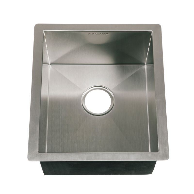 Coyote C1SINK1618 Universal 16x18 Inch Stainless Steel Sink with Drain & Strainer