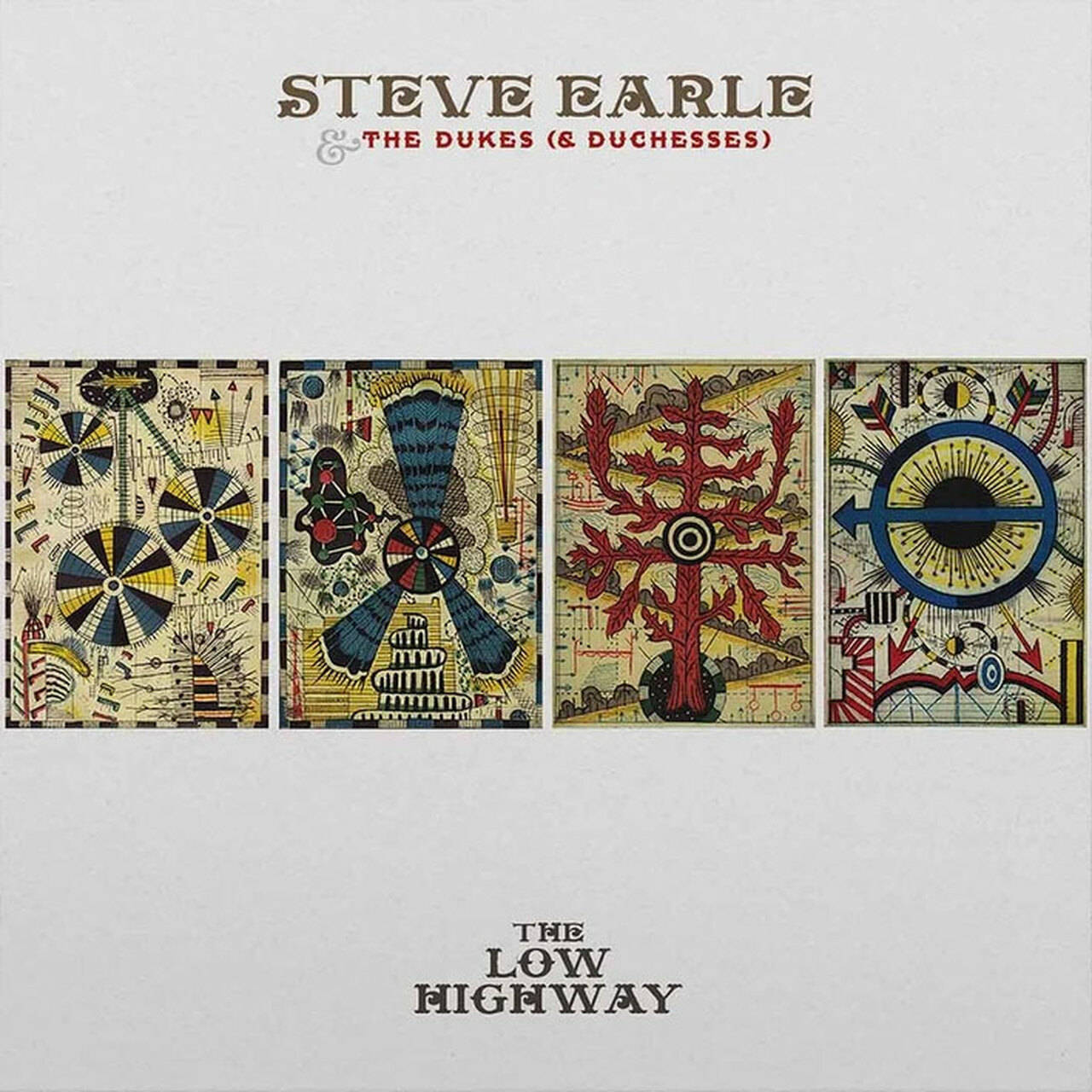 Steve Earle & The Dukes (& Duchesses) The Low Highway LP (Butter Cream Vinyl)