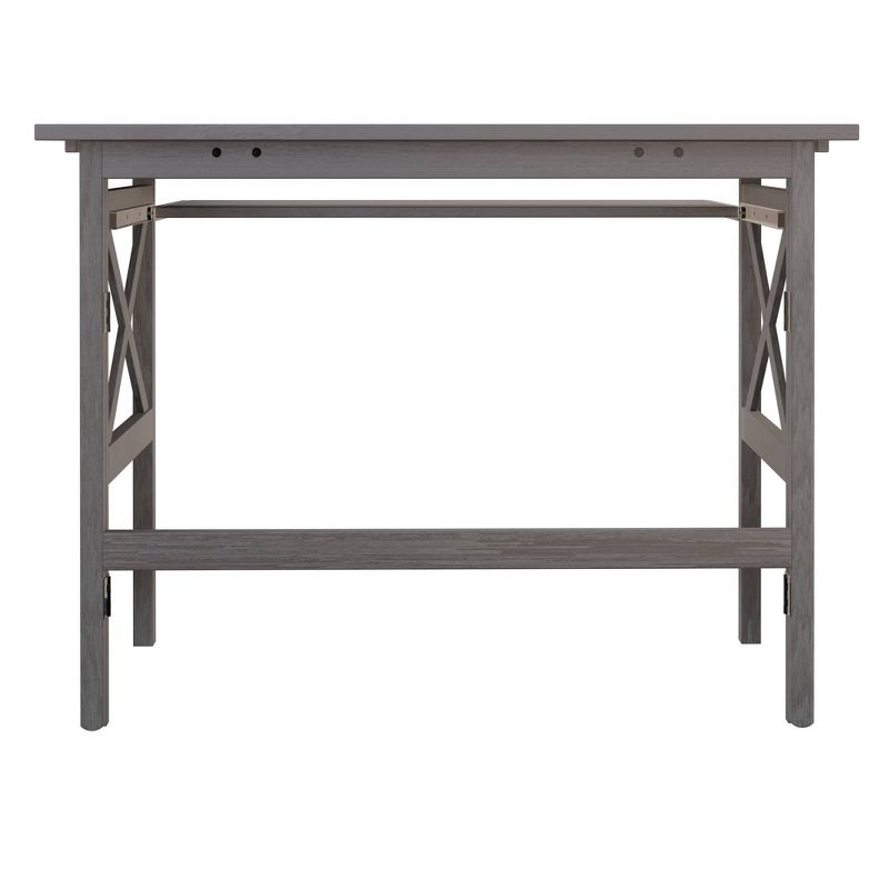Xander Foldable Desk Oyster Gray - Winsome