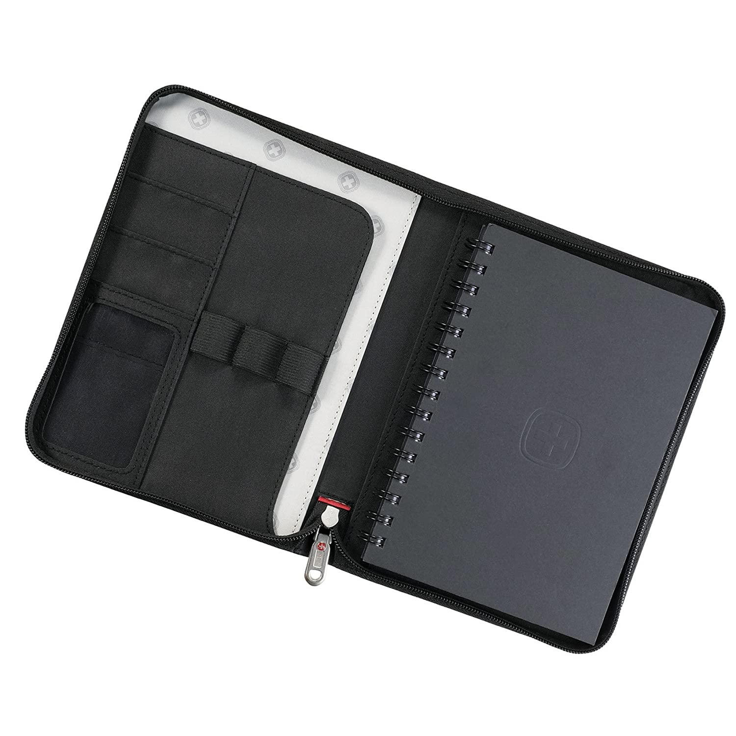 Wenger jr. Zippered padfolio Note pad Black