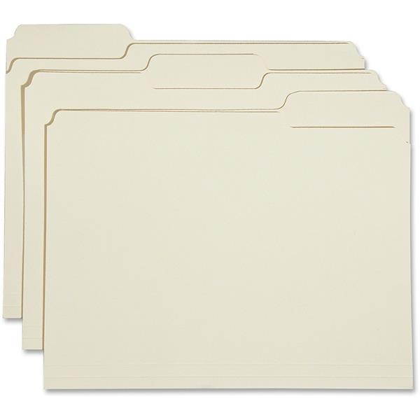 File Folders 2-Ply Top Tabs 1/3-Cut 3/4" Exp Ltr 100/BX MLA